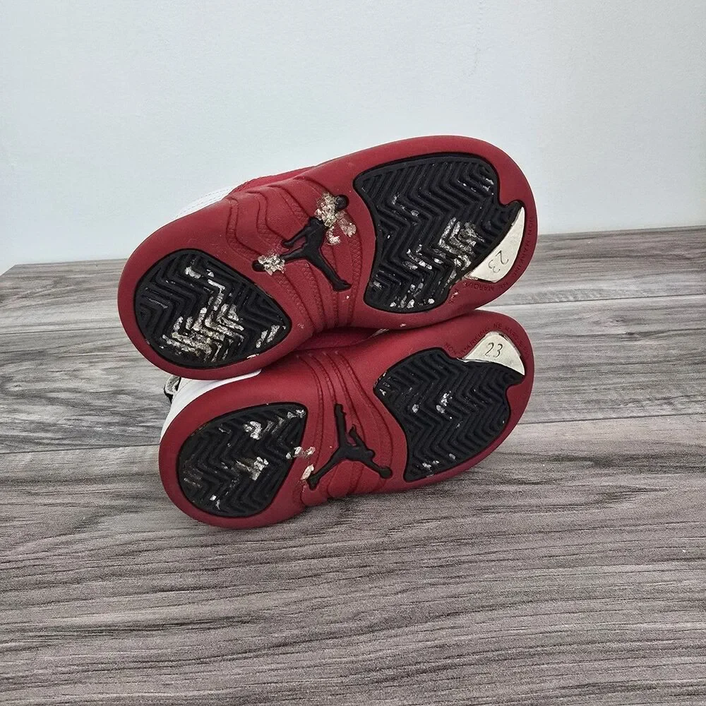 Nike Air Jordan Retro Cherry Red And White Infant Toddler 7C